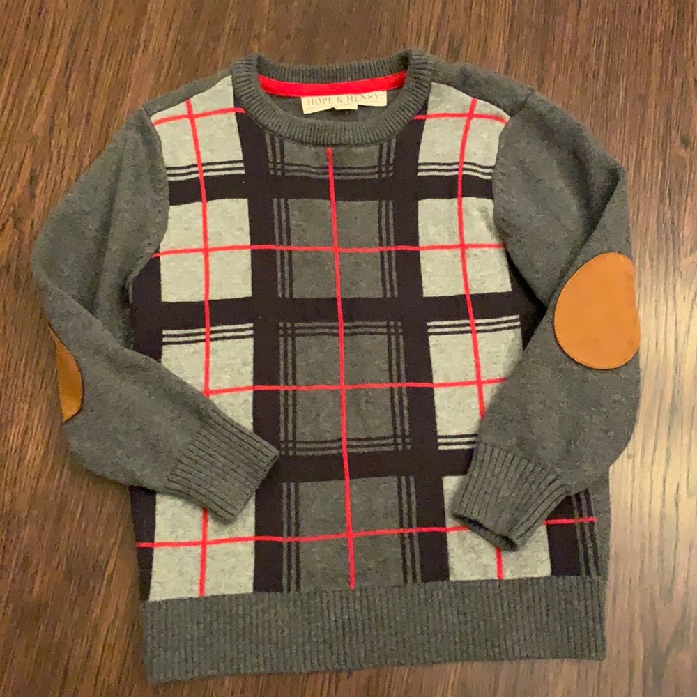Boys Sweater with arm patches